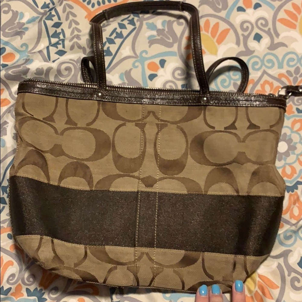 Brown Coach purse